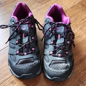 Black and Pink Merrell Hiking Boots - Low Top